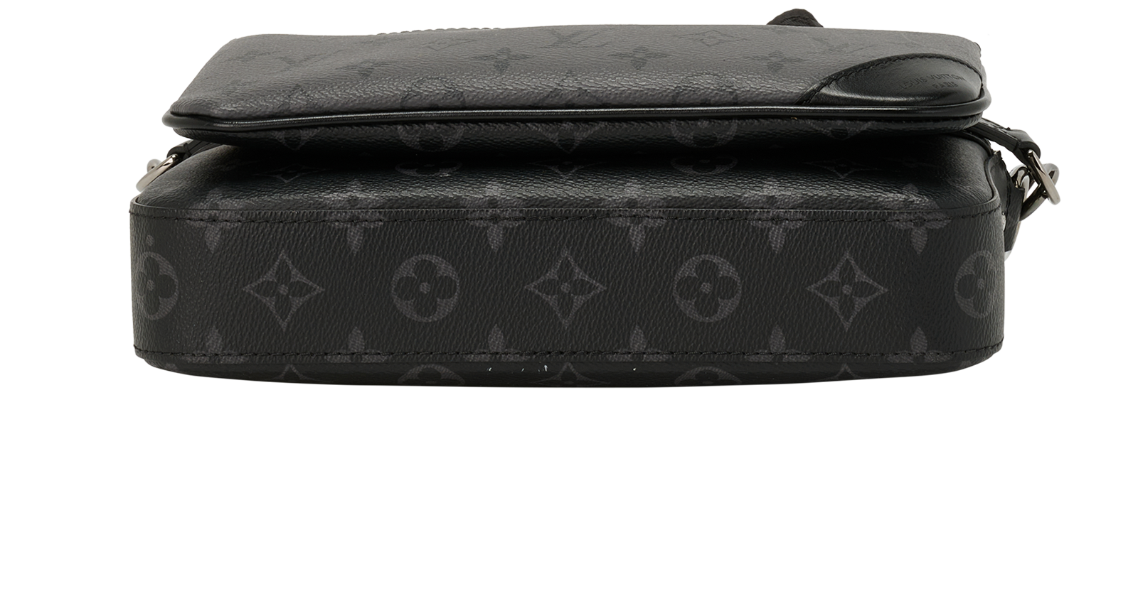 Trio Messenger, &pound;1,200, Handbags, Grey, Canvas, Top view